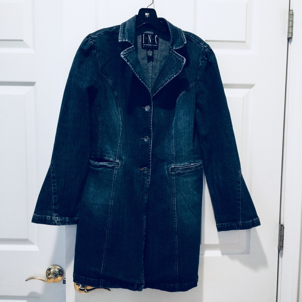INC Jean Jackey Trench